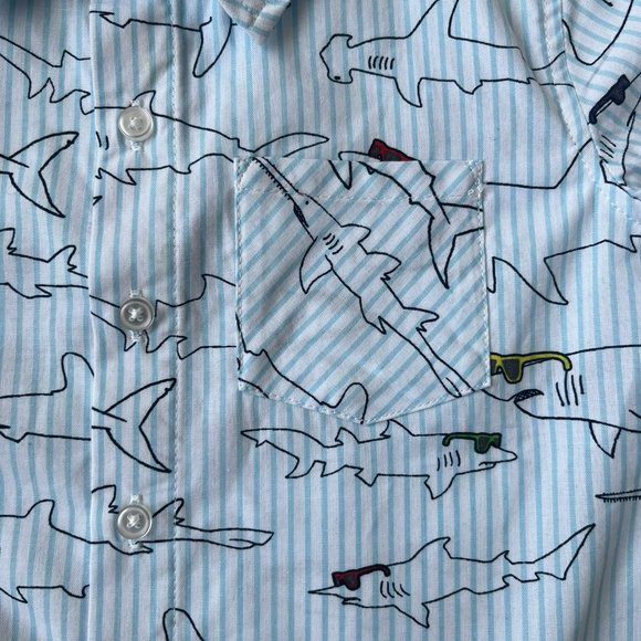 4t Boys Dress up shirt - button down shirt - Toddler dress up casual shir - Picture 2 of 6